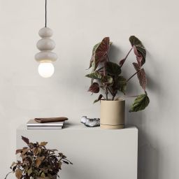 Argon Orlando Plus lampa wisząca 1x6 W opal-beżowa 8786