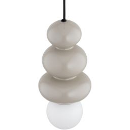 Argon Orlando Plus lampa wisząca 1x6 W opal-beżowa 8786