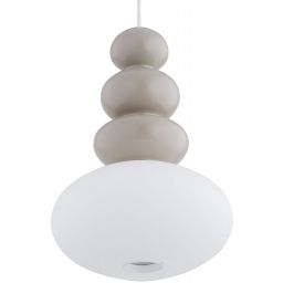 Argon Diego lampa wisząca 1x5 W opal-beżowa 8819