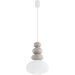 Argon Diego lampa wisząca 1x5 W opal-beżowa 8819