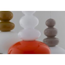 Argon Diego lampa wisząca 1x5 W opal-pomarańczowa 8822