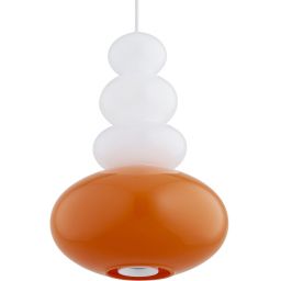 Argon Diego lampa wisząca 1x5 W opal-pomarańczowa 8822