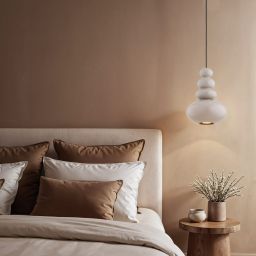 Argon Diego lampa wisząca 1x5 W beżowa 8823