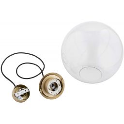 Argon Sacramento lampa wisząca 1x12 W przezroczysta-złota 8828