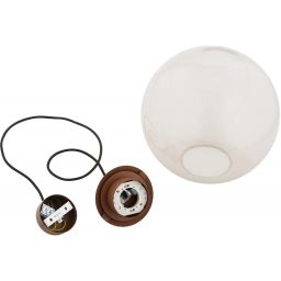 Argon Sacramento lampa wisząca 1x12 W różowa-brązowa 8829