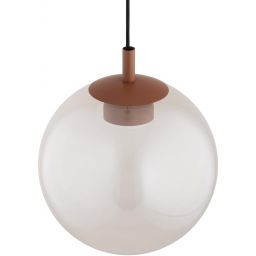 Argon Sacramento lampa wisząca 1x12 W różowa-brązowa 8829