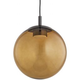 Argon Sacramento lampa wisząca 1x12 W bursztynowa-tytan 8831