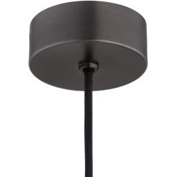 Argon Sacramento lampa wisząca 1x12 W bursztynowa-tytan 8831