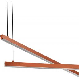 Argon Miami lampa wisząca 2x74 W brązowa 8837