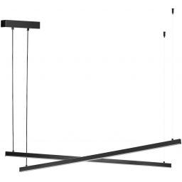 Argon Miami lampa wisząca 2x74 W czarna 8838