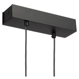 Argon Miami lampa wisząca 2x74 W czarna 8838