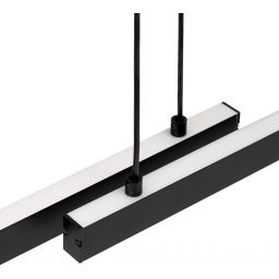 Argon Miami lampa wisząca 2x74 W czarna 8838