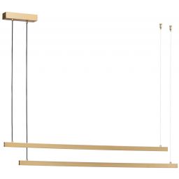 Argon Miami lampa wisząca 2x74 W złota 8839