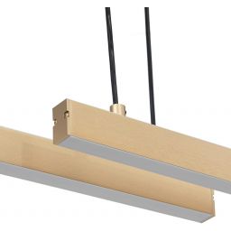 Argon Miami lampa wisząca 2x74 W złota 8839