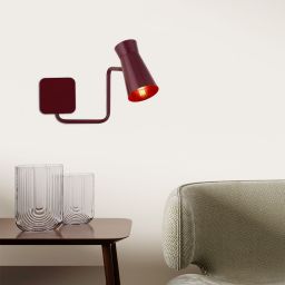 Argon Lord kinkiet 1x7 W bordowy 8881