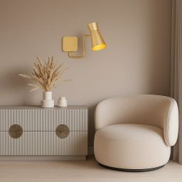 Argon Lord kinkiet 1x7 W złoty 8884