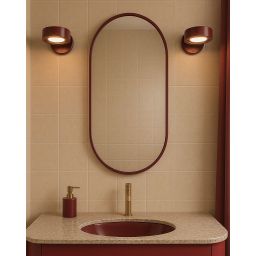 Argon Lotus kinkiet 1x12 W czerwony 8901