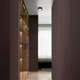 Argon Elora plafon 1x12 W bordowy 8904