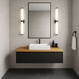 Argon Batumi kinkiet 1x24 W czarny-opal 8927