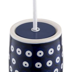 Argon Boll lampa wisząca 1x6 W opal-granatowa 8937