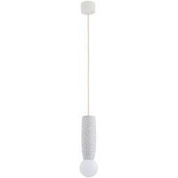 Argon Boll lampa wisząca 1x6 W biała-opal-granatowa 8938