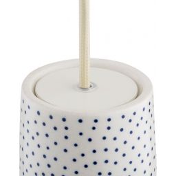 Argon Boll lampa wisząca 1x6 W biała-opal-granatowa 8938