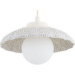 Argon Boll lampa wisząca 1x6 W biała-opal-granatowa 8947