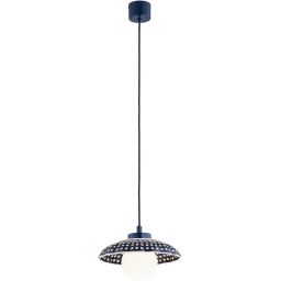 Argon Boll lampa wisząca 1x6 W opal-granatowa 8948