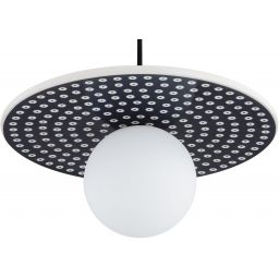 Argon Boll lampa wisząca 1x6 W opal-granatowa 8950