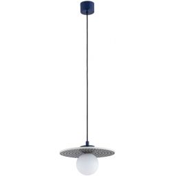 Argon Boll lampa wisząca 1x6 W opal-granatowa 8950