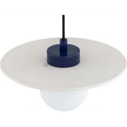 Argon Boll lampa wisząca 1x6 W opal-granatowa 8950