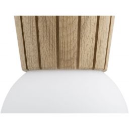 Argon Volante lampa wisząca 1x6 W drewno-opal 8951