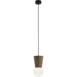 Argon Volante lampa wisząca 1x6 W drewno-opal 8952