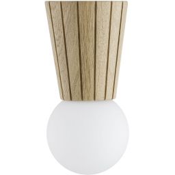 Argon Volante lampa podsufitowa 1x6 W drewno-opal 8973