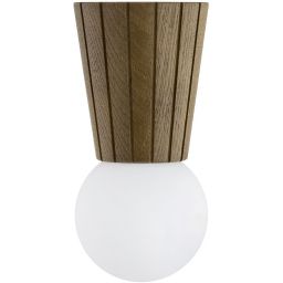 Argon Volante lampa podsufitowa 1x6 W drewno-opal 8974