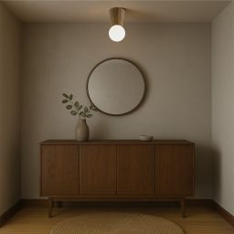 Argon Volante lampa podsufitowa 1x6 W drewno-opal 8974