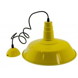 Abruzzo Retro lampa wisząca 1x20 W żółta ABR-LWRG-Y