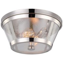 Elstead Lighting Harrow lampa podsufitowa 2x60 W nikiel FE-HARROW-F