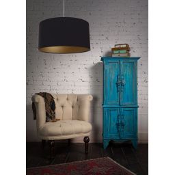 BPS Koncept Standard HomeLight lampa wisząca 1x60 W czarna-złota 010-009-50