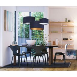 BPS Koncept Standard HomeLight lampa wisząca 1x60 W złota-granatowa 010-044-50