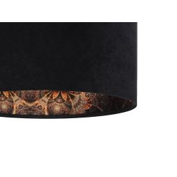 BPS Koncept Standard HomeLight lampa wisząca 1x60 W czarna-wzór 030-283-40