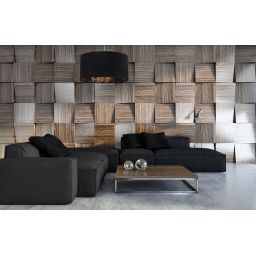 BPS Koncept Standard HomeLight lampa wisząca 1x60 W czarna-wzór 030-283-40