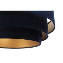 BPS Koncept Triniti lampa wisząca 1x60 W złota-granatowa 050-044-60