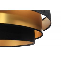 BPS Koncept Triniti lampa wisząca 1x60 W czarna-złota 050-070-60