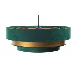 BPS Koncept Triniti lampa wisząca 1x60 W zielona-złota 050-075-60