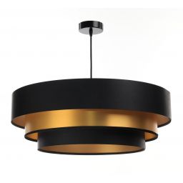 BPS Koncept Triniti lampa wisząca 1x60 W czarna-złota 050-088-60