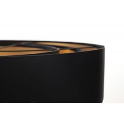 BPS Koncept Triniti lampa wisząca 1x60 W czarna-złota 050-088-60