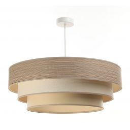 BPS Koncept Triniti lampa wisząca 1x60 W kremowa-beżowa 050-096-60