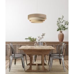 BPS Koncept Triniti lampa wisząca 1x60 W kremowa-beżowa 050-096-60