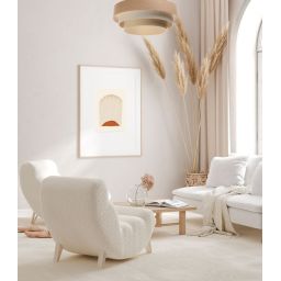 BPS Koncept Boho lampa wisząca 1x60 W cappuccino 050-101-60